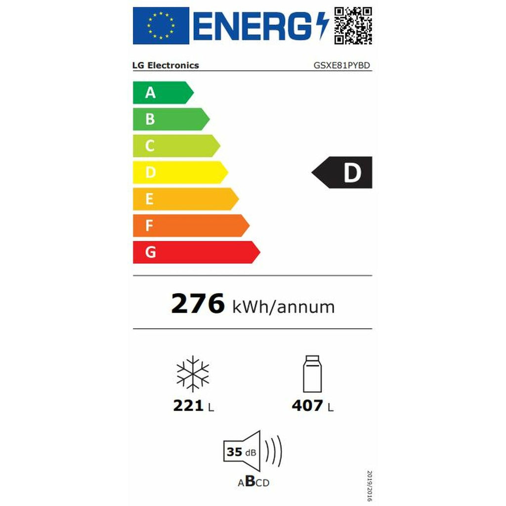 Réfrigérateur américain LG GSXE81PYBD Acier - 2