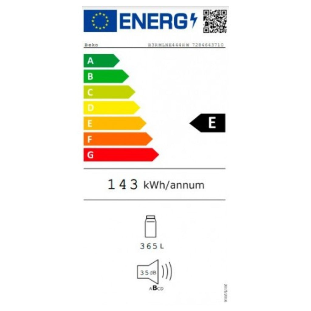 Réfrigérateur BEKO B3RMLNE444HW Blanc (185 X 60 CM) - 2
